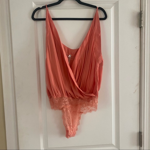 Free People Tops - Free People Wrap front Bodysuit